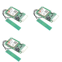3X Placa Base del Módulo SIMCOM 4G LTE Cat1 A7670E con Ranura para Tarjeta SIM, TTL UART, 2G LTE-FDD, B1/B3/B5/B7/B8/B20, GSM 900/1800 MHz