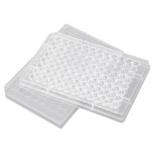 10 Pc Plaque de Culture Tissulaire 96 Puits Plaque de Culture Cellulaire en Polystyrène Transparent avec Couvercle en Plastique Laboratoire Biologie