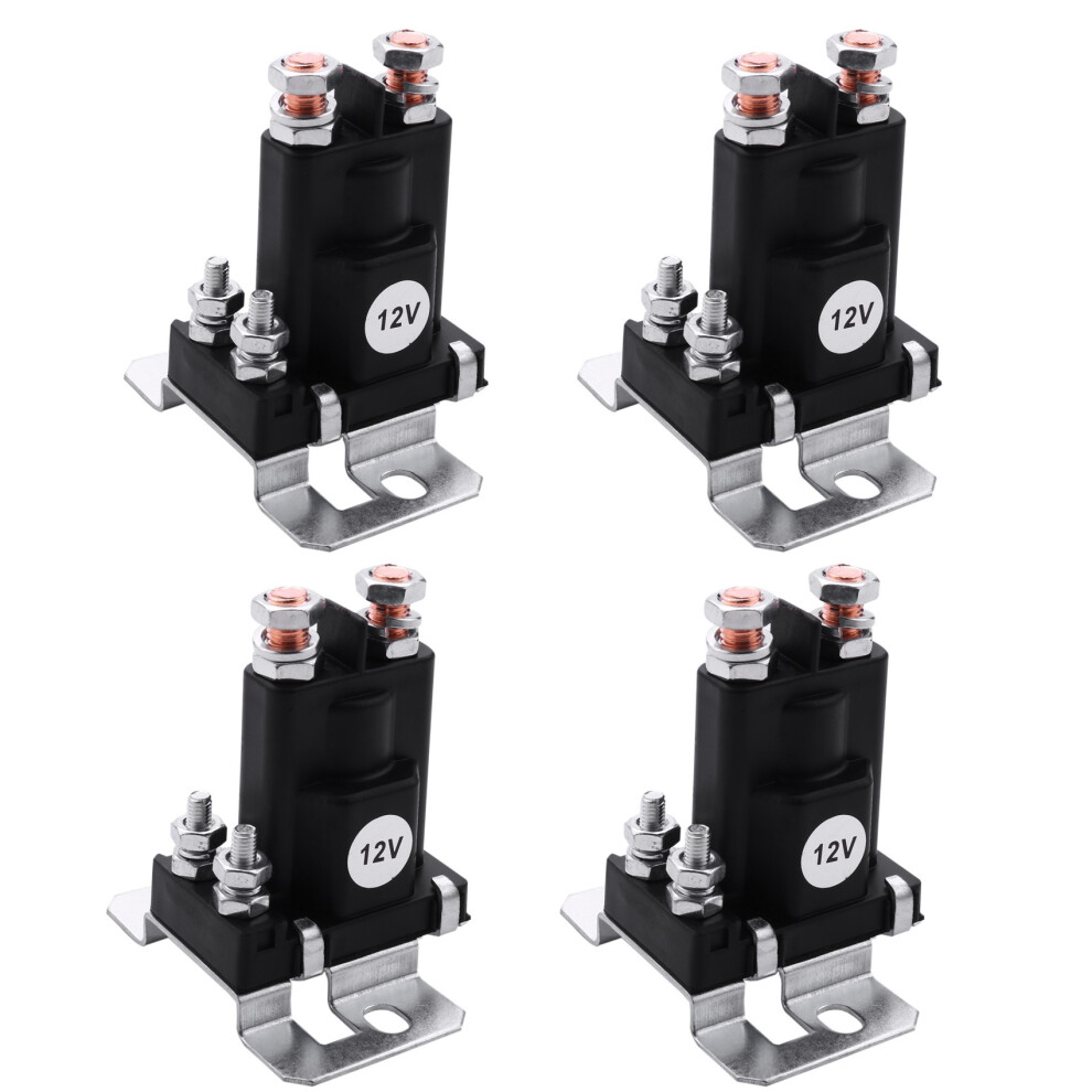 4X Dual Battery Isolator Relay Start /Off 4 Pin 500A 12V For Car Power 6032298766690