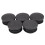 Black Plastica 35mm Dia Blanking End Caps Round Tube Insert 15 Pezzi 3