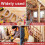 2X Woodworking Carpenter Square Hole Scribing Ruler Measuring Ruler with Angle Pin Construction Precision 3