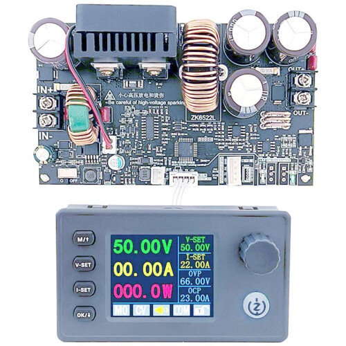 2X ZK6522C CNC Step-Down  Power Supply Adjustable Voltage Voltage and Constant Voltage Constant Current Module 1430W 1