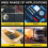 12Pack Polyurethane Foam Sheet- 16 X 12 X 2 Inch Foam Inserts for Cases- Packing Foam Pads for Toolbox Camera Storage 6