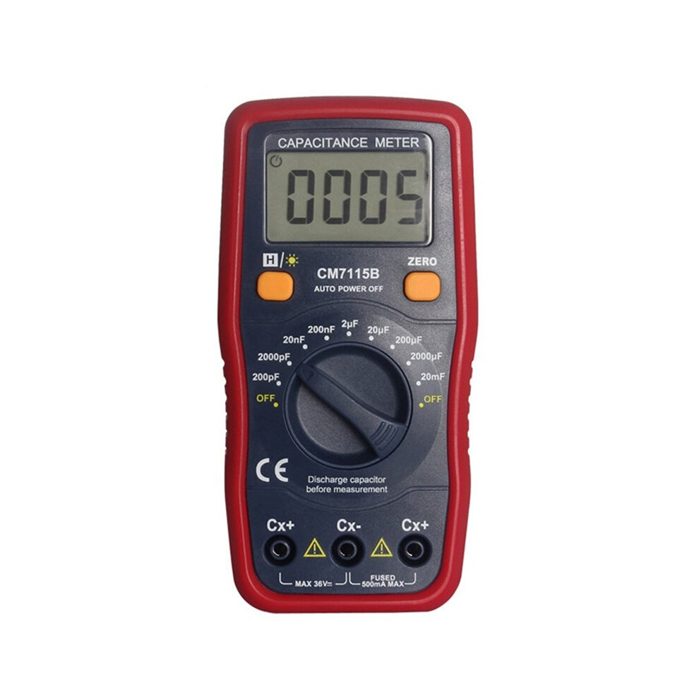 2X CM7115B Capacitance Meter Digital Multimeter LCD Display Measurement ...