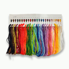 Learn To Stitching With This Comprehensive-24 color line board