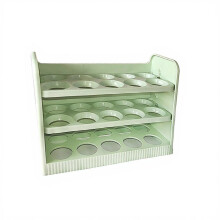 Ergonomic Styles Eggs Carton With Stable Door Clip-Green 3