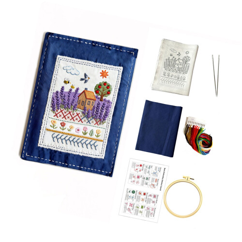 Interactive Embroidery Learning Set With Cloth And-C set