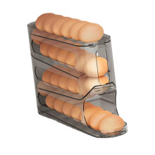 Clear Refrigerator Eggs Organizers With 4 Sliding Layers To-3