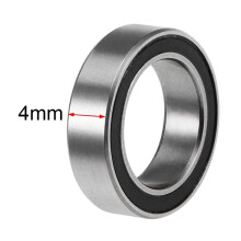 60PCS 6700-2RS High Quality 6700 2RS 10X15X4mm Miniature Seal Deep Bearing,Black