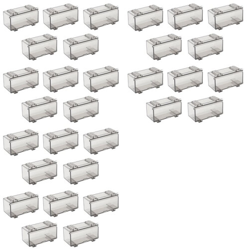 30Pcs Clear Acrylic Display Case for Car Mold, Wheels Car Model Display Case Scale Wheel Display Case B