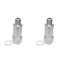 4x Kühlmittel Temperatur Sensor Adapter für LS Swap Gauge M12-1,5 auf 3/8 Zoll NPT-Sensor mit Buchse Verlängert