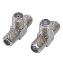 16 STÜCKE 2-Wege-F-Typ-Combiner TV-Koaxialsteckverbinder -Adapter Joiners