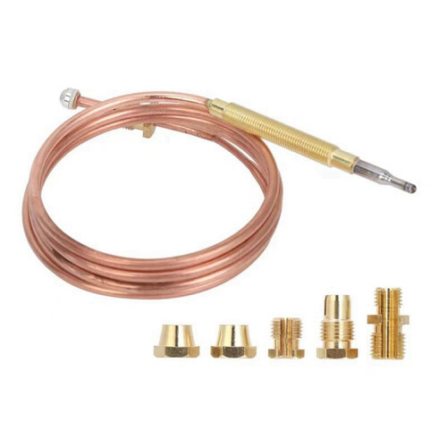 2 Set 60cm Gas Stove Thermocouple Heater Part Burner Universal Fireplace Replace Adaptors Digital Temperature Controller 2