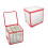 Storage Box for Christmas Tree Baubles PVC Folding 64-Piece 1