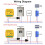 2X Tuya Wifi  Power Meter with Current Transformer Sensor Clamp 80A  Meter,2CH 8