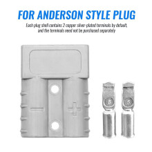 50 Sztuk dla Złączy Wtykowych Anderson Style Power Tool 50A 12-24 V 6AWG Dwubiegunowy z Miedzianymi Złączami Zasilania