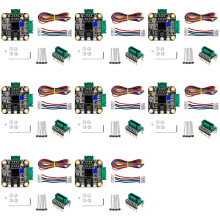8X NEMA 17 Schritt Motor Treiber, MKS SERVO42C PCBA Motor Treiber Satz Ultraleise Brett, CNC-Laser Teile Zur Vermeidung Von Verlorenen Schritten