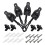 Ersättningsdelar Roller Shade Hardware Bungee Kit och End Cap Shade Tie Downs för Utomhus Roller Shade Sunshade 12Pack 3