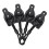 Ersättningsdelar Roller Shade Hardware Bungee Kit och End Cap Shade Tie Downs för Utomhus Roller Shade Sunshade 12Pack 4
