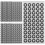 3000 Points 3D Scanning Mark Points Hand-Held 3D Scanner Reflects the Target Point Inside 6 Outside 10mm Reflective 4