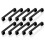 40Pcs Black Handles for Furniture Cabinet Knobs and Handles Kitchen Handles Drawer Knobs Cabinet Pulls 96mm 2