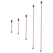 90 Pcs 3-Pin Extension Cable Cord Male to Female Lead Wire Connectors for Servo Extension Remote Control Parts - 5 Sizes