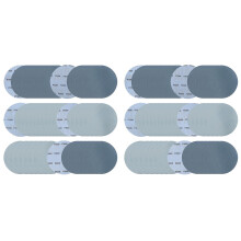 100 Stuks 6 Inch Nat-Droog Schuurpapier met Klittenband, 1000/1500/2000/3000/5000 Korrel Schuurpapier Carbide Silicium Schuurpapier