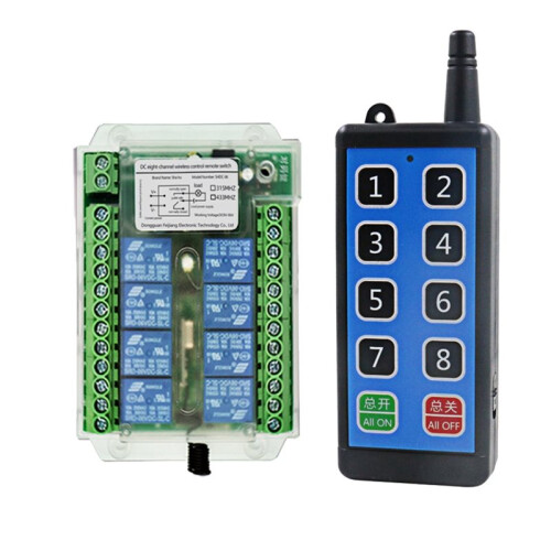 4X 8 Channel Wireless Rf Remote Control   9-72V Remote Control Wireless Remote Motor Control 2