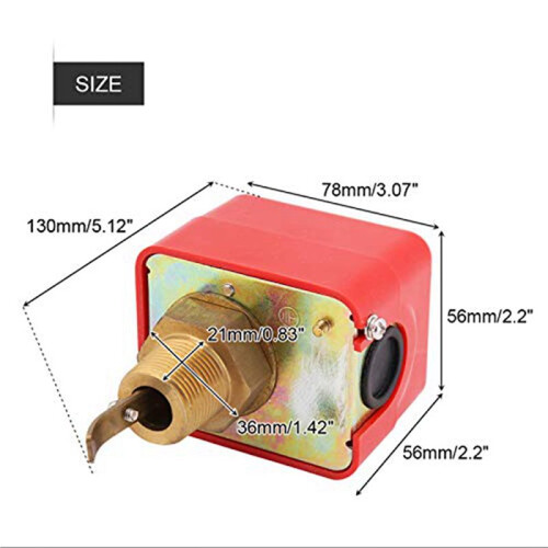 2X HFS-20 R3/4 Threaded Propeller Liquid Water Oil Flow Sensor  Automatic Control Flow  15A 250V 2