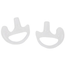 18 Pairs Transparent Silicone Soft Earbud for Walkie Talkie Covert Acoustic Tube Earpiece Small/Middle/Large J6116Z