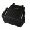 Spacious Nail Care Container Contains Top Section And-Black 6