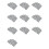 1000Pcs 3D Scanner Markers 12mm for 3D Scanner, 3D Tracking Dots Reference Point Markers, Diffuse Reflection Markers 2