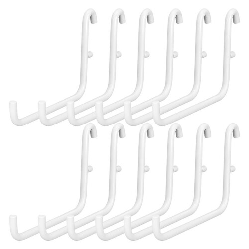 36Pcs Peg Board Hooks, Peg Board Accessories, Long Peg Board Hooks Set Metal Storage Tool Waterproof Home Office Tool 1