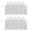 Bright Yellow Meshes Gift Bag Featuring Glittering Snowflakes-B 1