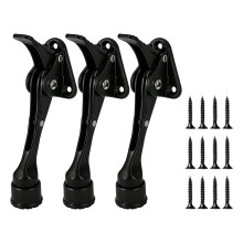 Kick Down Door Stoppers Anti Collision Easy Pedals-Large black