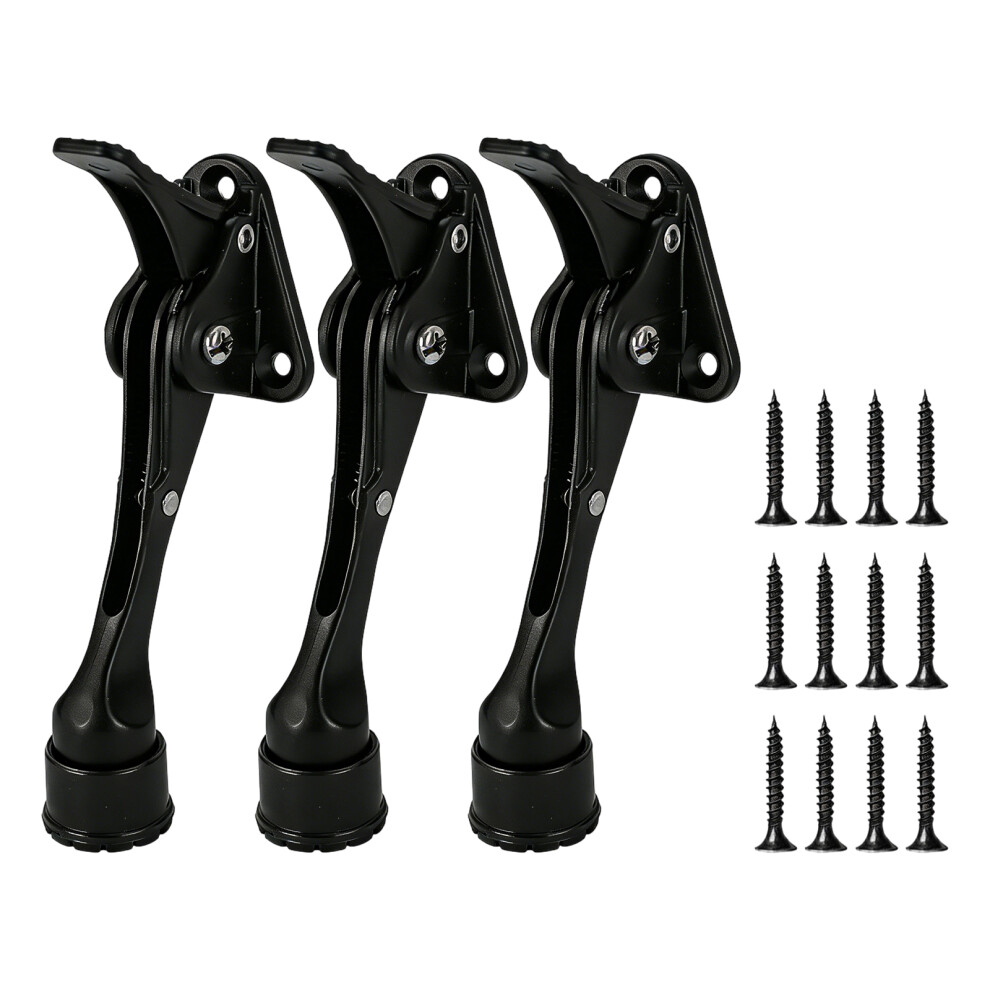 Kick Down Door Stoppers Anti Collision Easy Pedals-Large Black 7627001326484