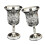 Metal Wine Cups European Style Embossed Drinking Cups-silver 1