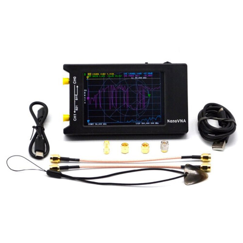 4X for -H4 Vector Network Analyzer 4Inch Display 10KHz-1.5GHz MF  VHF UHF Antenna Analyzer 2