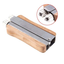 2X Herramienta Tensora de Alambre para Apicultura, Herramienta para Marcos, Tensor de Cable, Crimpadora, Tensor de Alambre de Hierro y Madera,