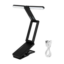 LED Music Stand Light Rechargeable Piano Light with Bright LED Illumination and ClipOn Foldable Design