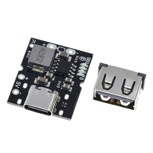 10X Type-C USB 5V 2A Boost Converter Step- Power Module Lithium Battery Charging Board DIY Charger,No Welding 2