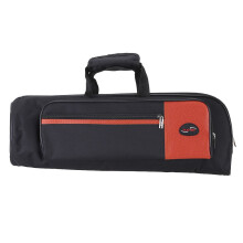 Trumpet Gig Bag 600D Oxford Case with Thick Padded Protection, Adjustable Shoulder Strap and Dual Pockets, Black