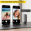 2X  Camera Remote Shutter with Zoom and Front/Rear Camera ,Video Remote Control Selfie Stick 4