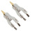 4PCS Copper  Kelvin Test Clip Bridge Test Clip Microresistivity Clip Test Clamp Testing Instrument Accessories 6
