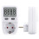 2X Electricity Power Meter Wattmeter LCD  Meter Socket Electric Tester Measuring Outlet Power Analyzer EU Plug 6