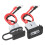 2X 50A Battery Quick Disconnect Connector with 8AWG Wire and Mounting Bracket Extension Cable Connector Kit 2