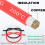 2X 50A Battery Quick Disconnect Connector with 8AWG Wire and Mounting Bracket Extension Cable Connector Kit 6