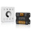 3X RF Wireless Wall- Mounted Touch Panel Dimmer Control for DC5-24V 30A Single Color LED Strip Lighting 2