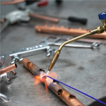 12 Sticks Brazing Rods 56% Solder - Flux Coated Solder Kits, High Temperature Resistance, Brazing Welding Rods