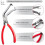 8pcs Electrical Disconnect Pliers for Cars,Electrical Connector Separator Tool and Electrical Connector Disconnect Plier 6